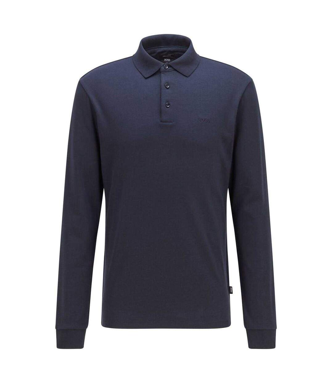 Polo Manches Longues Pado Homme Bleu Marine Boss-2