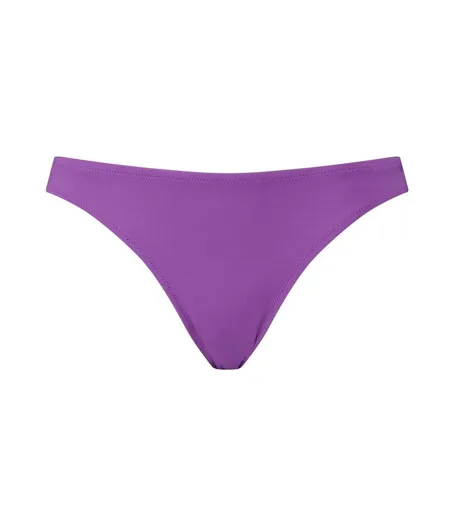Womens/ladies Hipster Bikini Bottoms Purple Puma