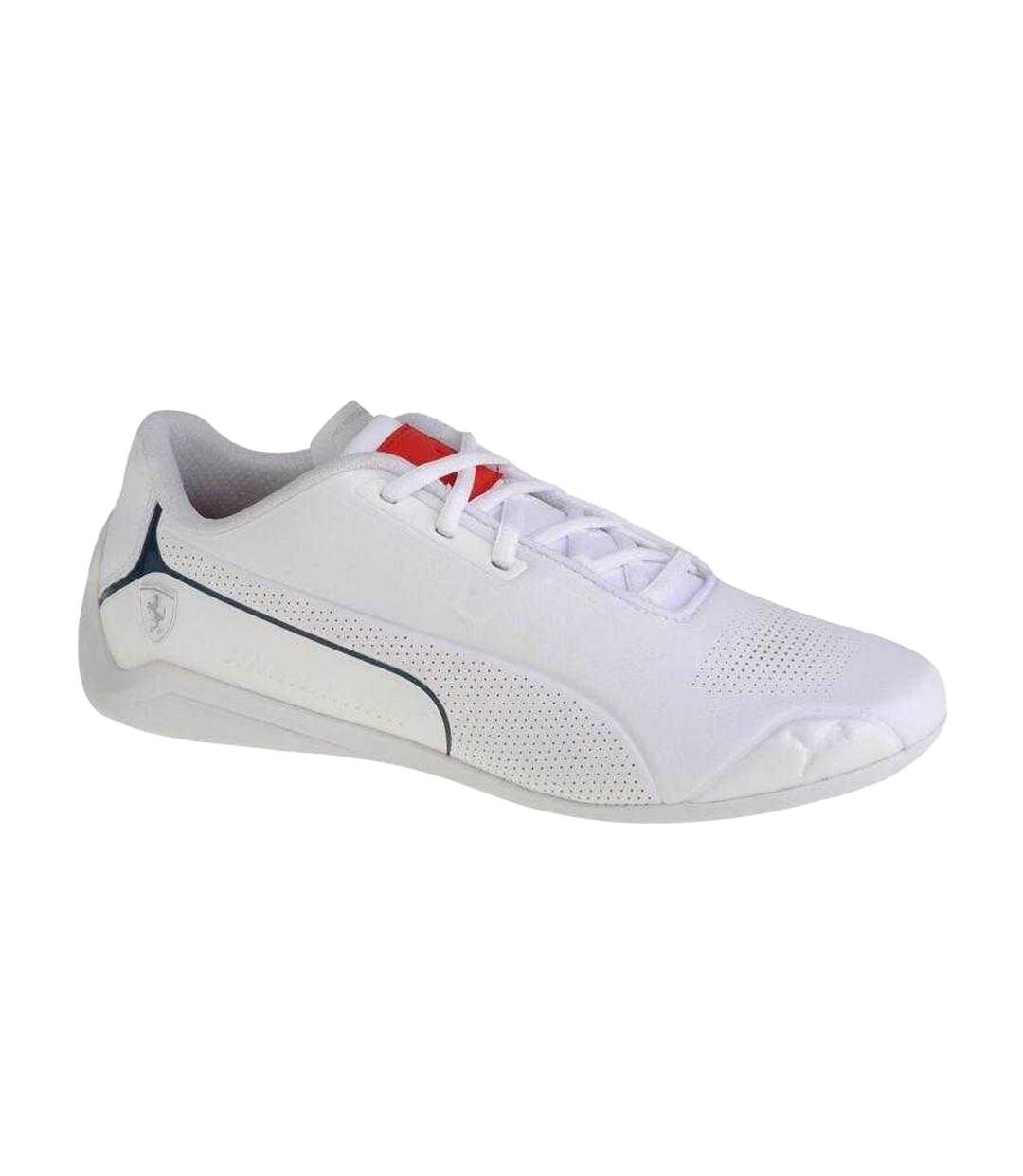 Baskets Style Logo Scuderia Ferrari Drift Homme Blanc Puma-1