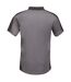 Polo de sport contrast homme gris / noir Regatta