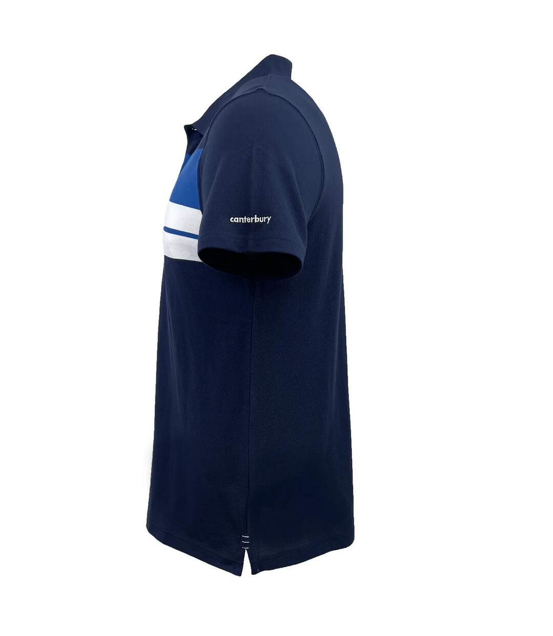 Mens Stripe Polo Shirt Navy Canterbury-3