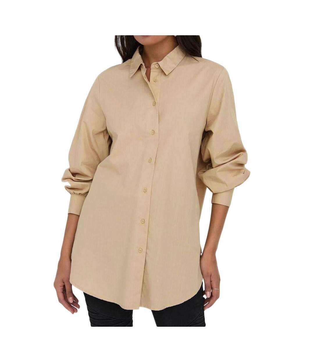 Chemise Beige Femme Only Nora - M-1