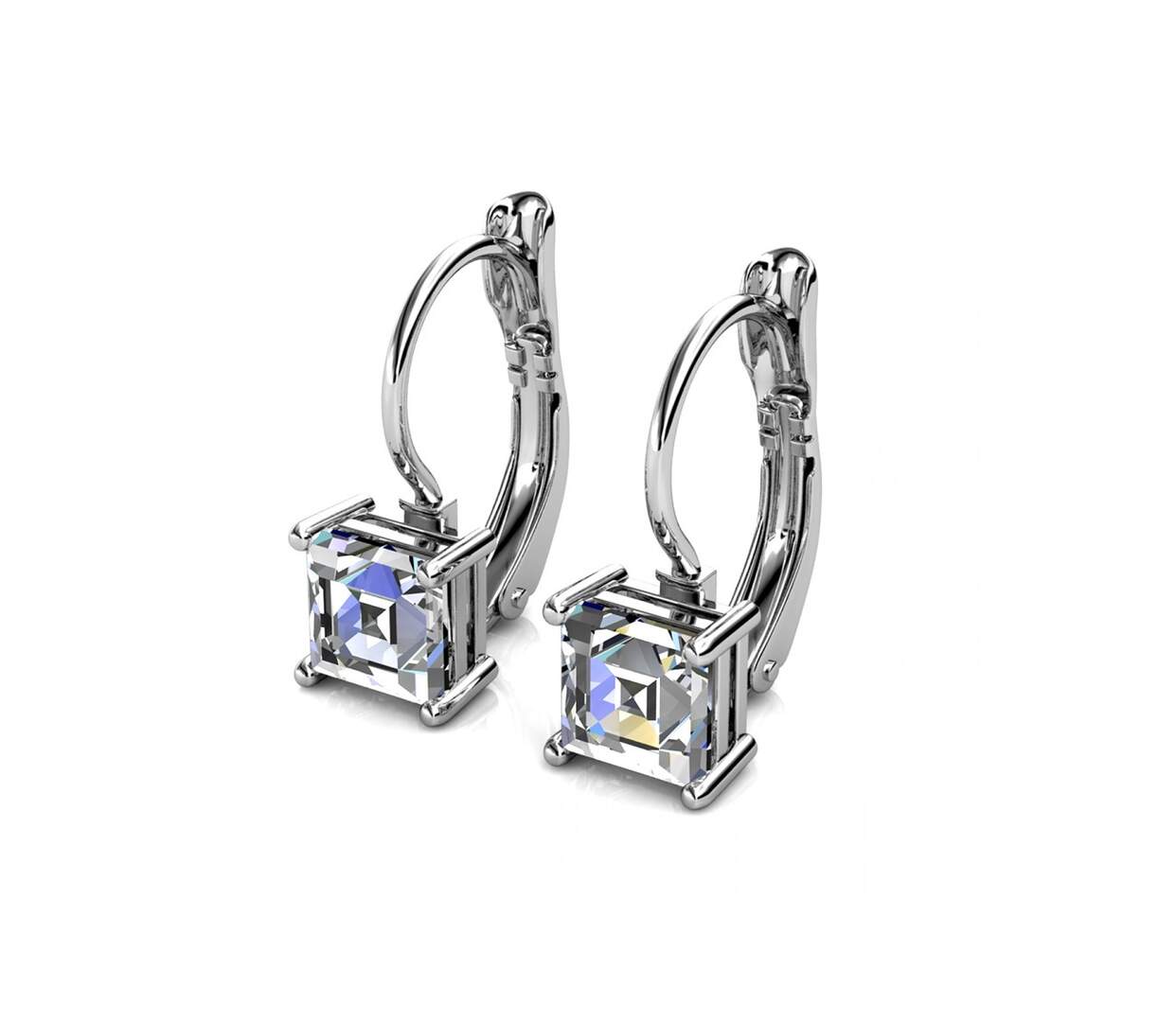 Boucles d'oreilles Square - Cristal d'Autriche-4