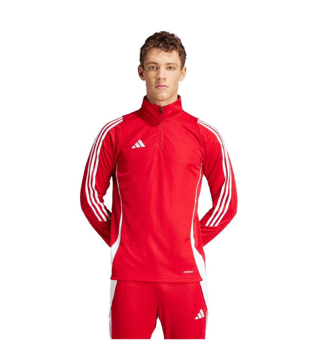 Haut Entraînement Tiro Homme Rouge Adidas-1