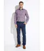Chemise flanelle extensible carreaux manches longues-3