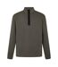 Mens Quarter Zip Sweatshirt Khaki Green Armani Exchange-1