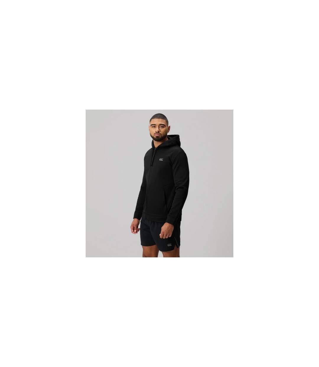 Veste À Capuche Tempo Homme Noir Canterbury-1
