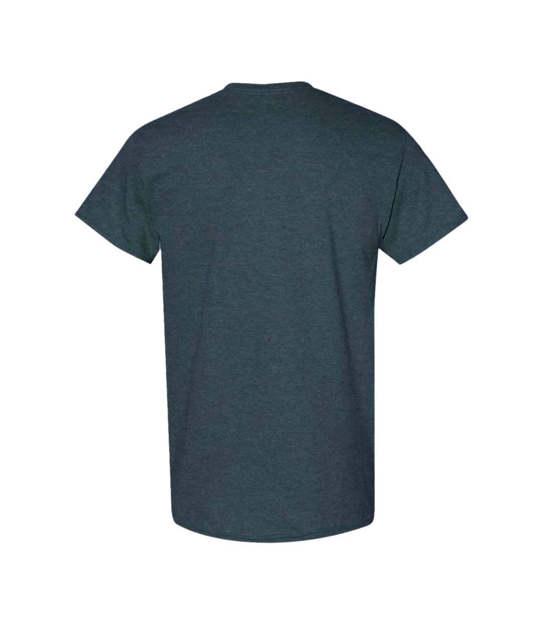 Gildan Mens Heavy Cotton Short Sleeve T-Shirt (Pack of 5) (Dark Heather) - UTBC4807-2