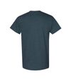Gildan Mens Heavy Cotton Short Sleeve T-Shirt (Pack of 5) (Dark Heather)