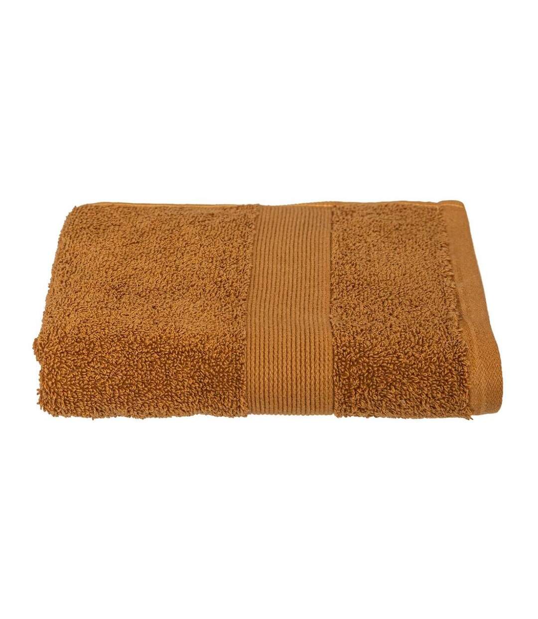 Serviette de Toilette Confort 50x90cm Cannelle-1