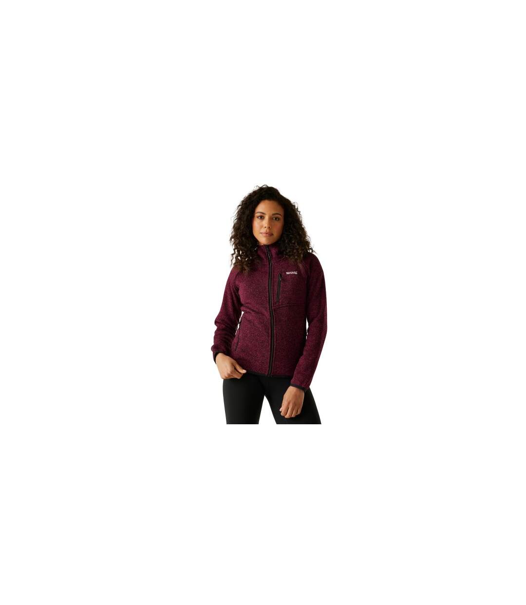 Veste Polaire Newhill Femme Rouge Sombre Regatta-1