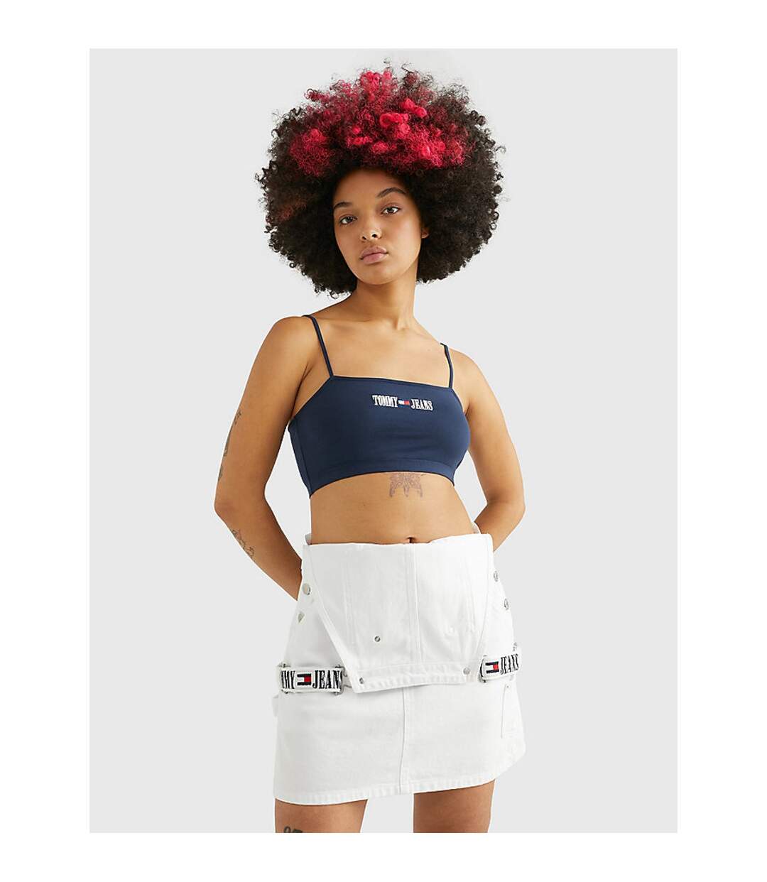 Crop top à bretelles réglables  -  Tommy Jeans - Femme