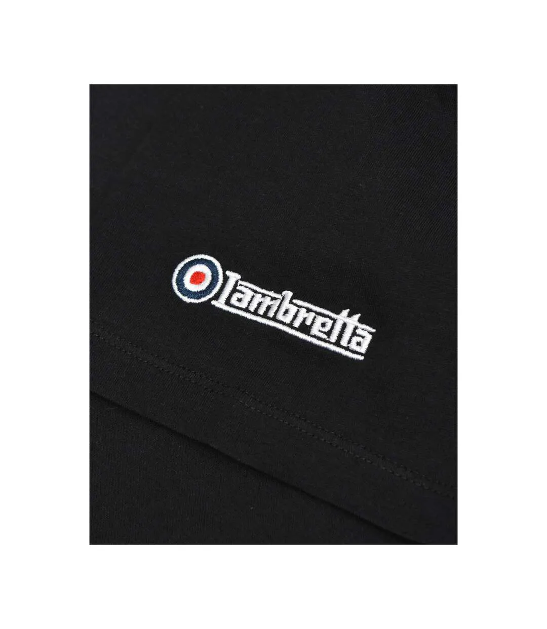 Mens Box Logo T-shirt Black Lambretta-4