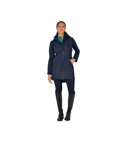 Dublin Womens/Ladies Larni Longline Waterproof Jacket (Naval Academy) - UTWB2144