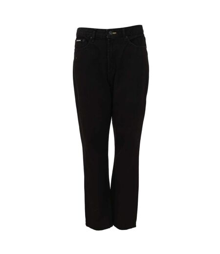 Womens/ladies Broome Vintage High Rise Jeans Black DKNY