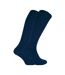 2 Paires Chaussettes Hautes en Bambou pour Femme-1