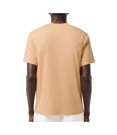 T-shirt Beige Homme Lacoste  Klassiek - M