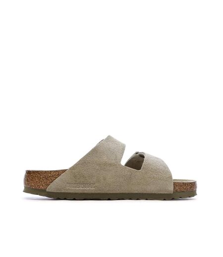 Sandales vertes olive mixte birkenstock arizona