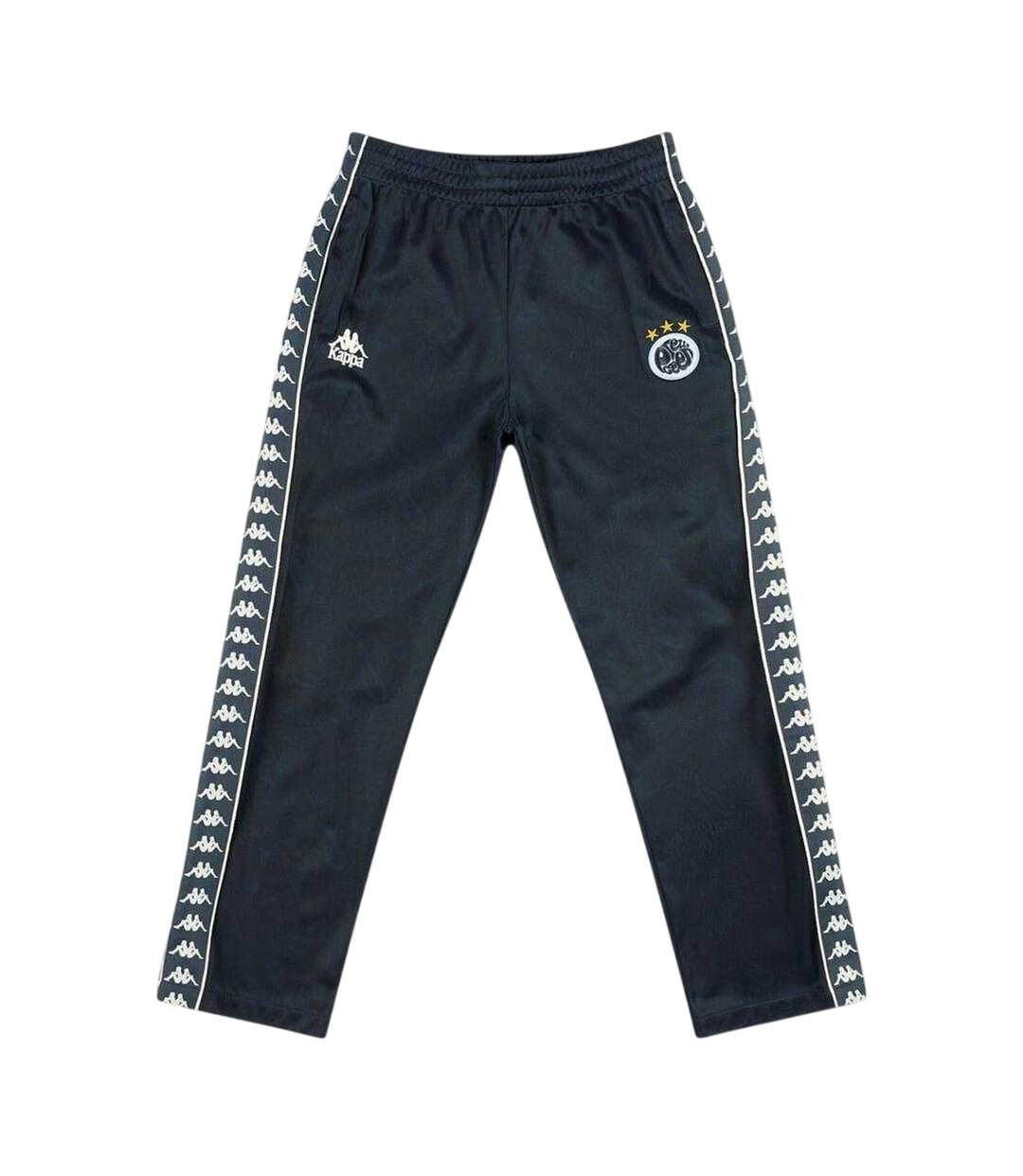 Pantalon De Jogging Motif/style Blocs De Couleurs Banda Homme Bleu Blanc Kappa-2