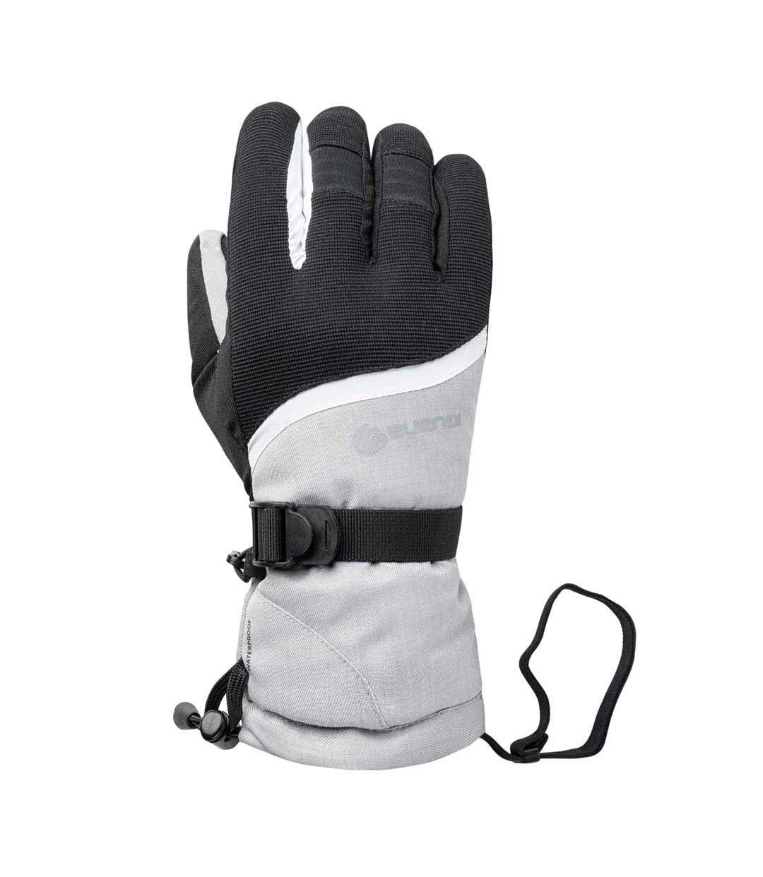 Gants de ski kano femme gris chiné / noir Iguana-3