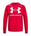 Sweat À Capuche Entraînement Style Gros Logo Rival Homme Rouge Vif Under Armour-2