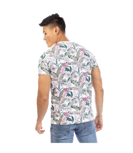 Mens Leckonby Floral T-shirt Multicoloured Peter Werth