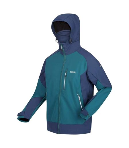 Veste softshell hewitts homme sarcelle / bleu amiral Regatta