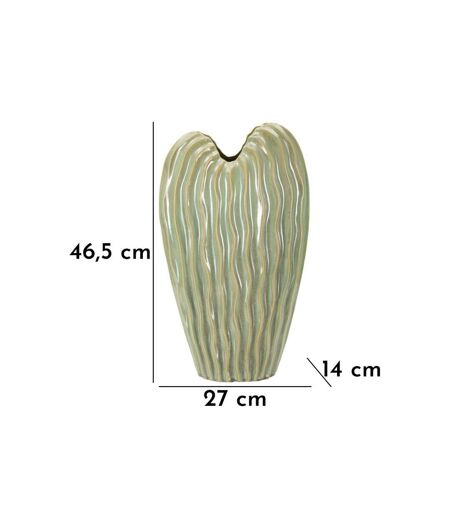Vase en Céramique Venice 46cm Vert