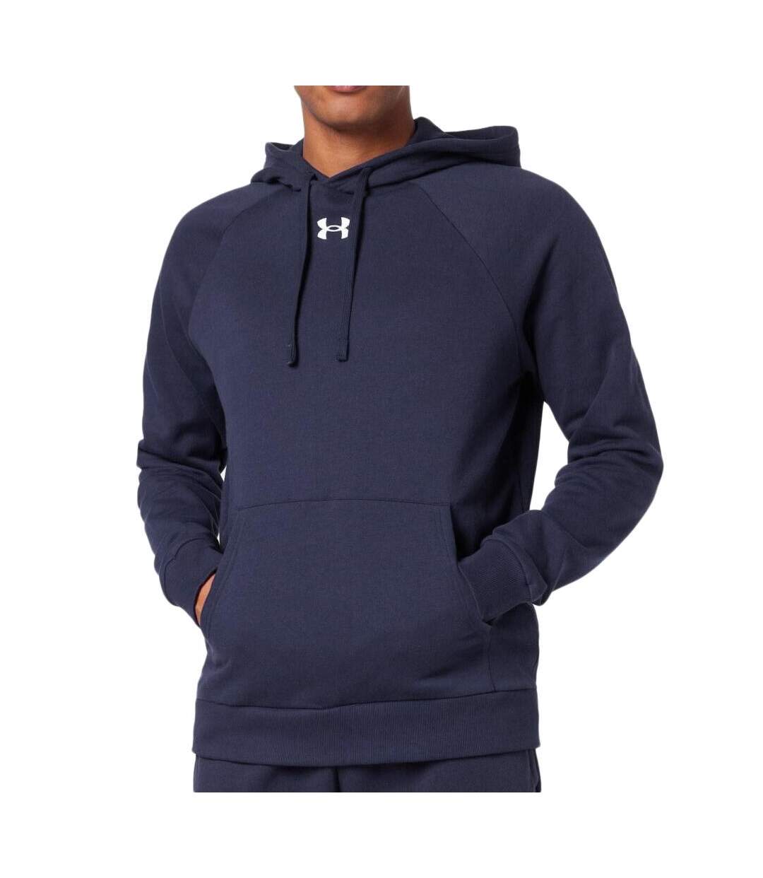 Sweat à capuche marine homme under armour rival 1379757 - m-1