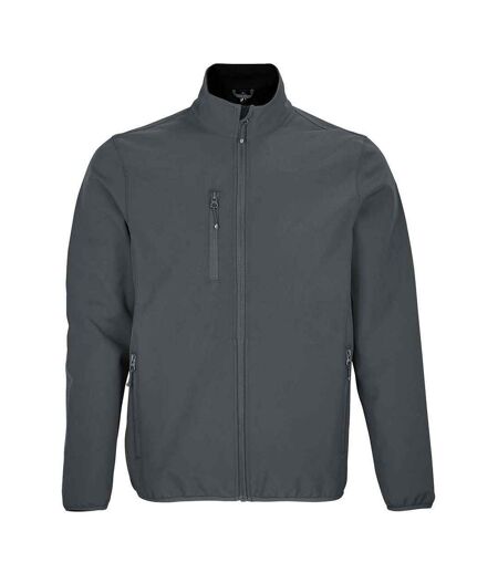 SOLS Mens Falcon Recycled Soft Shell Jacket (Charcoal)