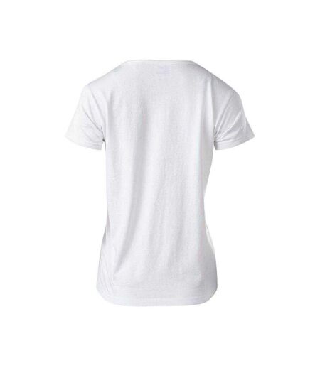 Womens/ladies Mando T-shirt White Martes