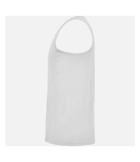 Mens andre sports vest top white Roly