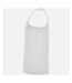 Mens andre sports vest top white Roly