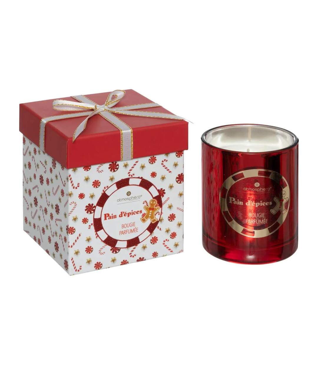 Bougie Parfumée Noël 210g Pain d'Épice-1