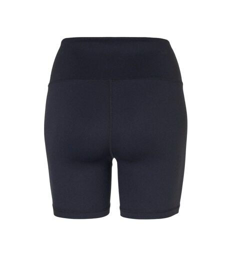 Womens/ladies Wrap Front High Waist Cycling Shorts Black USA Pro