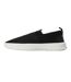 Womens/ladies Alparo Canvas Trainers Black Toms-2