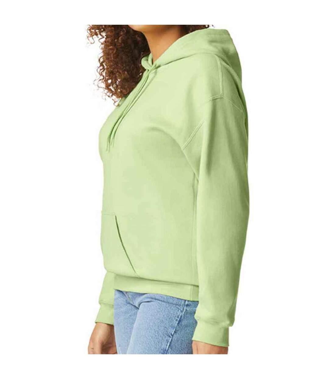 Sweat à capuche softstyle adulte vert pistache Gildan