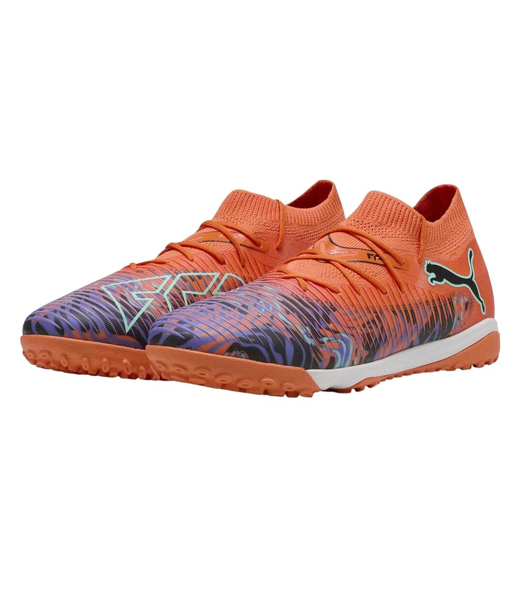 Mens Future 8 Match Creativity Football Boots Orange Puma-4