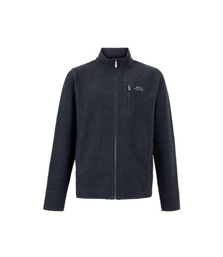 Mens transom zip macaroni eco friendly jacket navy Weird Fish