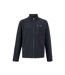 Mens transom zip macaroni eco friendly jacket navy Weird Fish-1