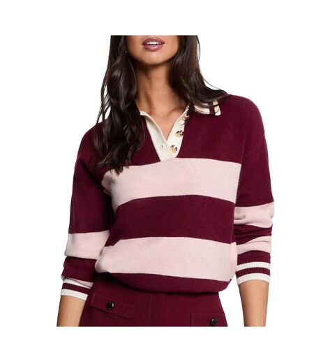 Pull rose/bordeaux femme morgan mruby