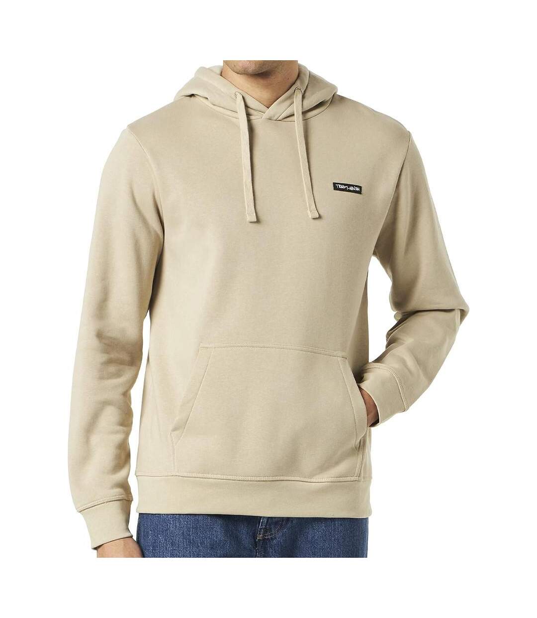 Sweat Beige Homme Teddy Smith Hoody - L