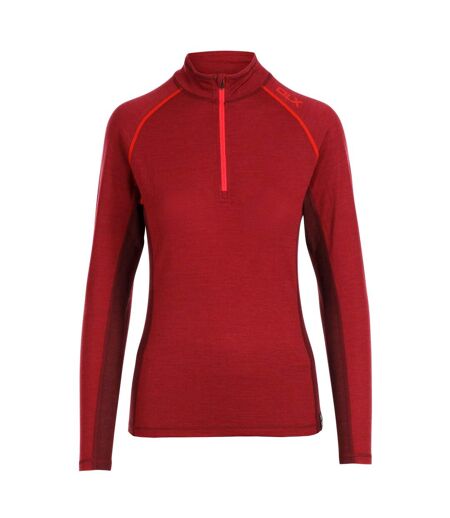 Trespass - Haut thermique GRETAL - Femme (Rouge foncé) - UTTP5564