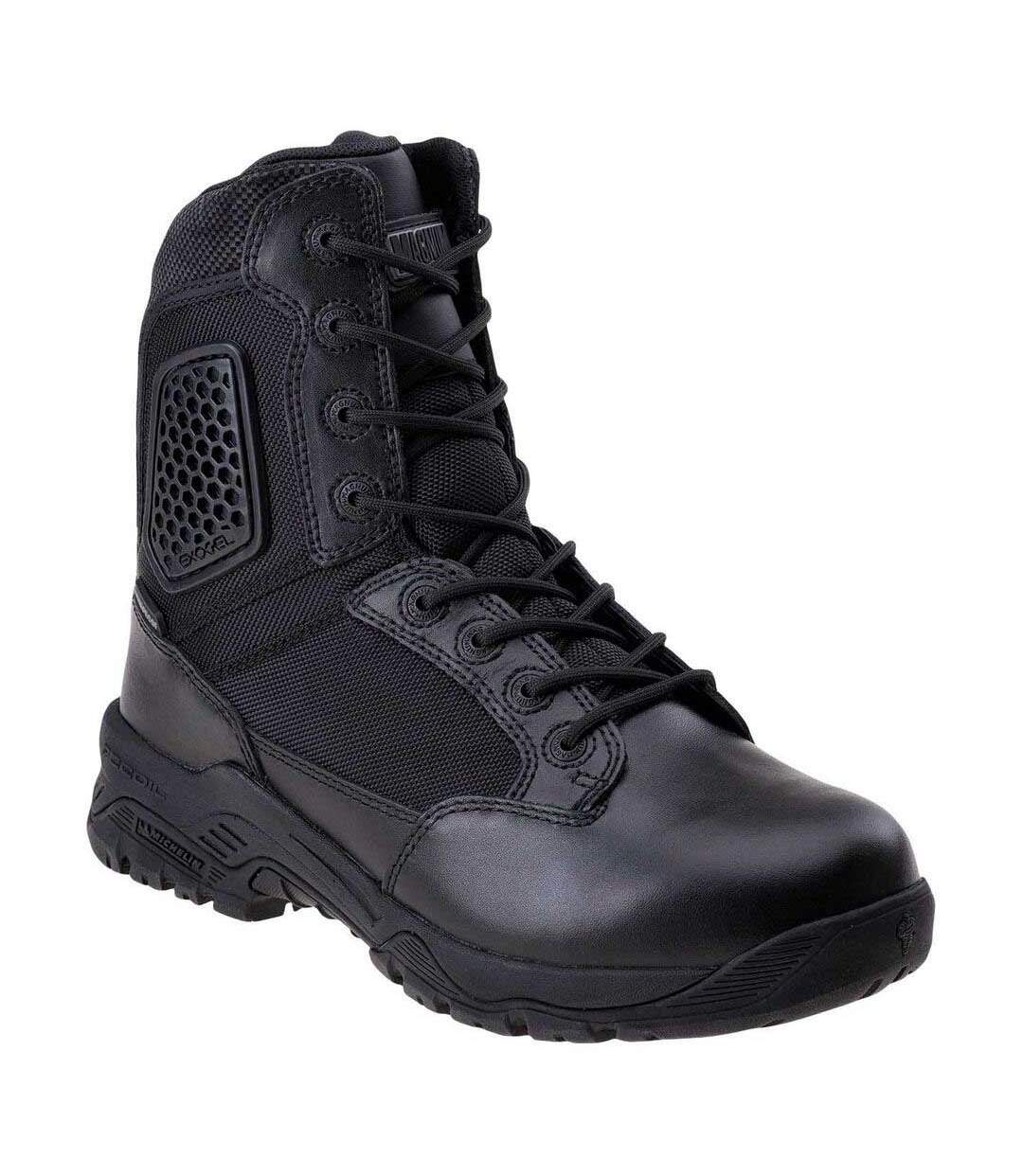 Mens Strike Force 8.0 Leather Tactical Shoes Black Magnum-1