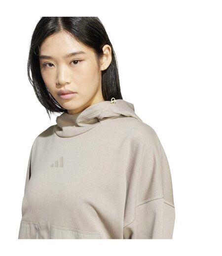 Sweat À Capuche City Escape Femme Beige Naturel Adidas