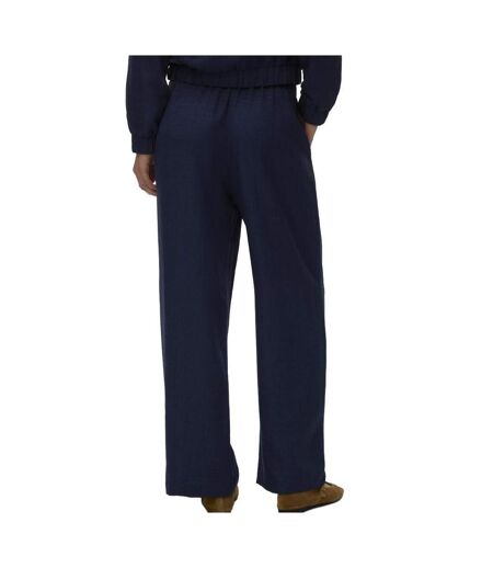 Pantalon fluide marine femme vero moda melaneyss
