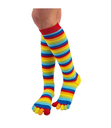 Chaussettes unisexes à orteils hautes évacuant l'humidité