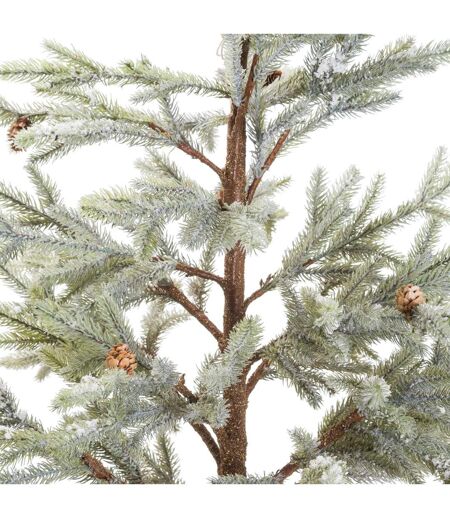 The Noel Collection Snowy Christmas Tree (Green) (One Size) - UTHI4248
