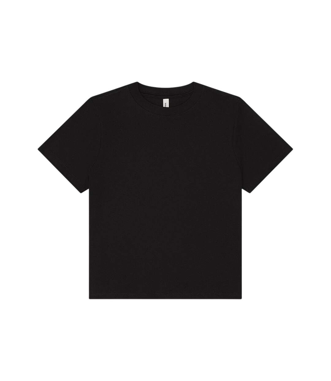 Womens/ladies Heavyweight Boxy T-shirt Black Bella + Canvas-1