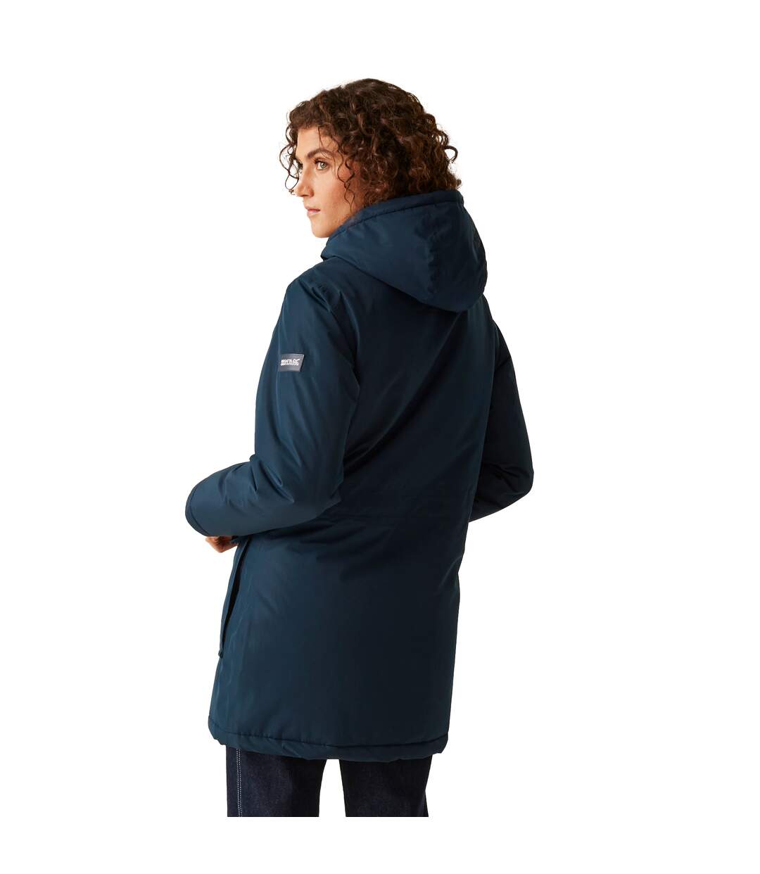 Womens/ladies Voltera Heated Waterproof Jacket Navy Regatta-4